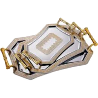 Таця BERGNER 4853 3пр шестіуг з золот