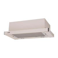 Витяжка VENTOLUX GARDA 60 CREMA (750) SMD LED