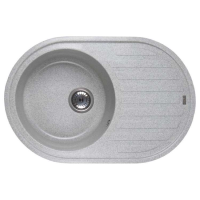 Кухонная каменная мойка VENTOLUX EMILIA (GRAY QUARTZ) 767x495x190