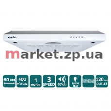 Витяжка VENTOLUX FLAT 60 WH