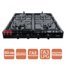 Настільна газова плитаVENTOLUX HGT 640 ES (BK)