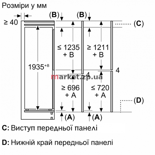Холодильник BOSCH KBN96ADD0 Холодильник BOSCH KBN96ADD0