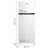 Холодильник PRIME Technics RTS 1491 M