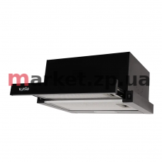 Витяжка VENTOLUX GARDA 45 BK (700) LED 2S