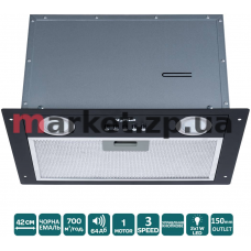 Витяжка VENTOLUX PUNTO 42 BK (700) PB