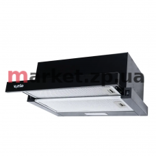 Витяжка VENTOLUX GARDA 50 BK (700) LED 2S