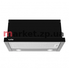Вытяжка VENTOLUX GARDA 60 BK (1000) LED 2S