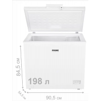 Морозильна скриня PRIME Technics CS 30143 E