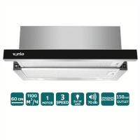 Витяжка VENTOLUX GARDA 60 MBG (1100) LED